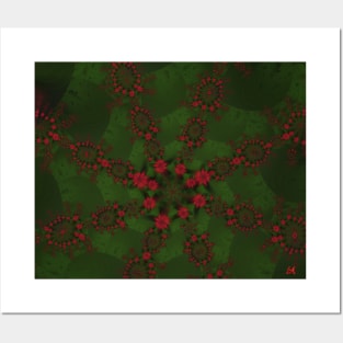 Christmas Flowers Posters and Art